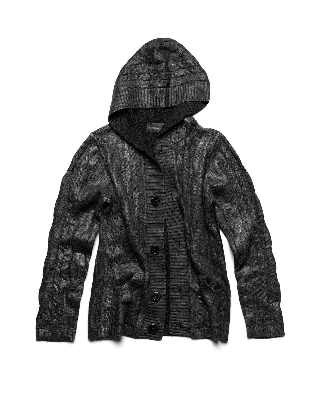 Coated Aran Knit