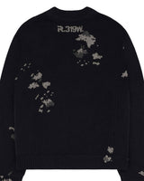 Black Army Knit Sweater