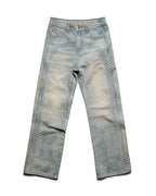 Pyramid Embossed Denim