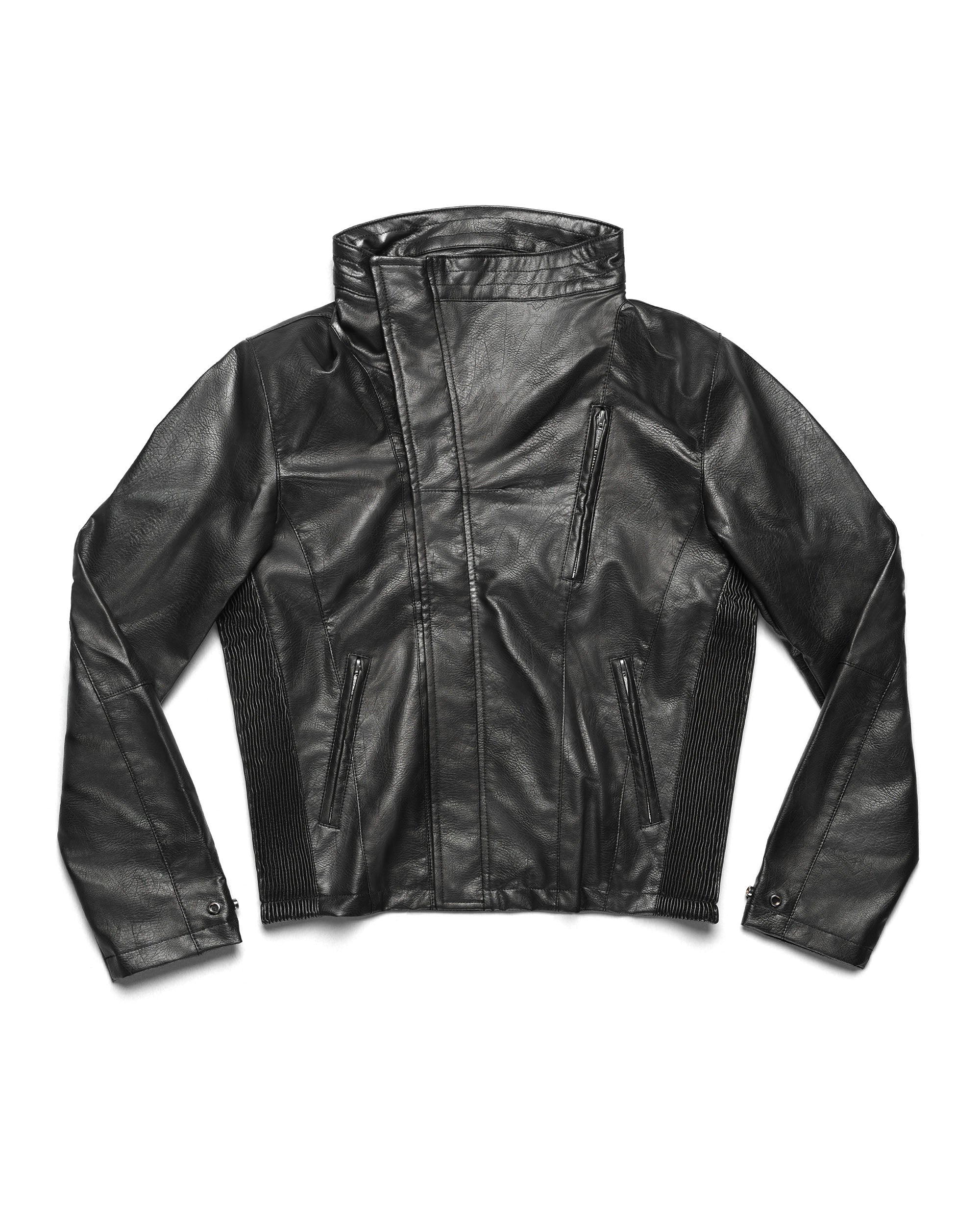Black Asymmetrical Moto Jacket