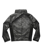 Black Asymmetrical Moto Jacket