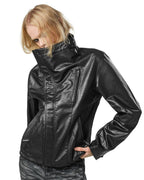 Black Asymmetrical Moto Jacket