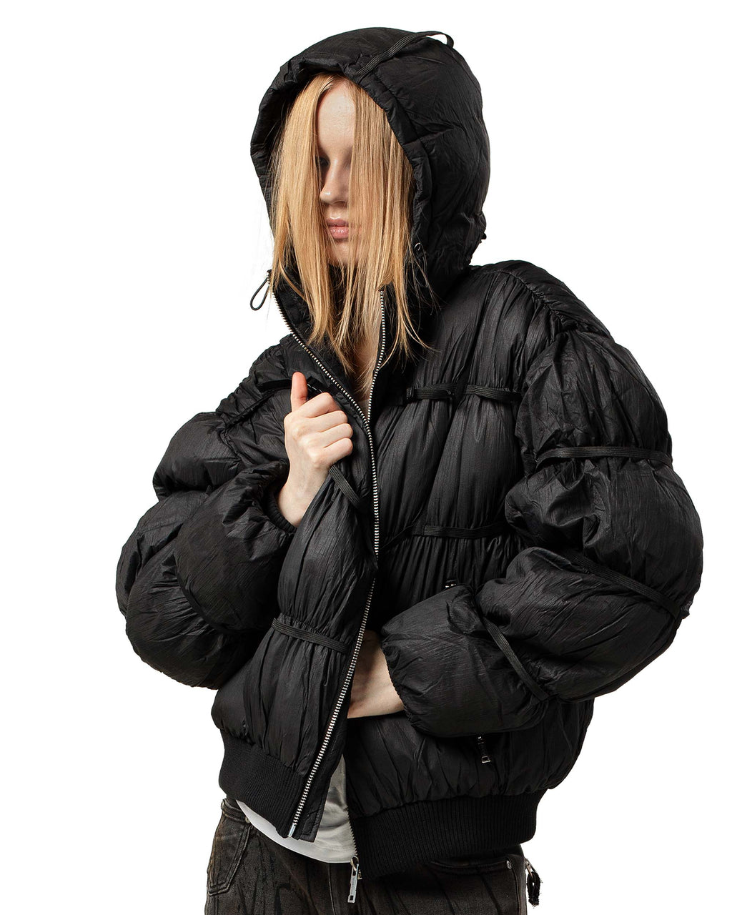 Black Puffer Jacket X