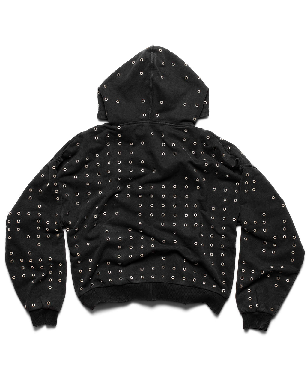 Black Eyelet Hoodie