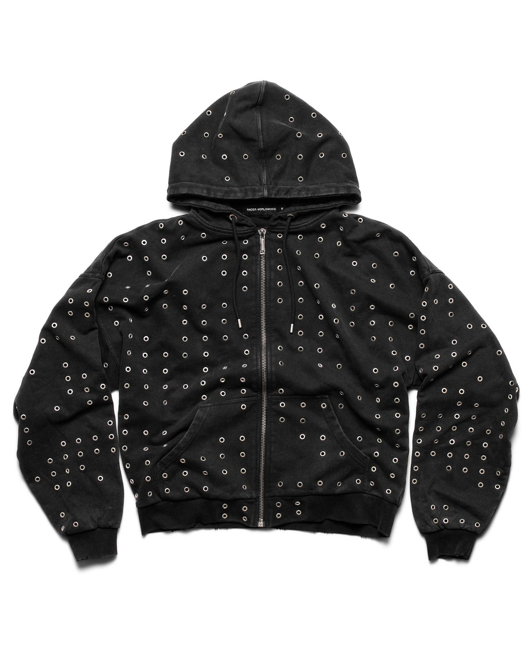 Black Eyelet Hoodie
