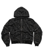 Black Eyelet Hoodie