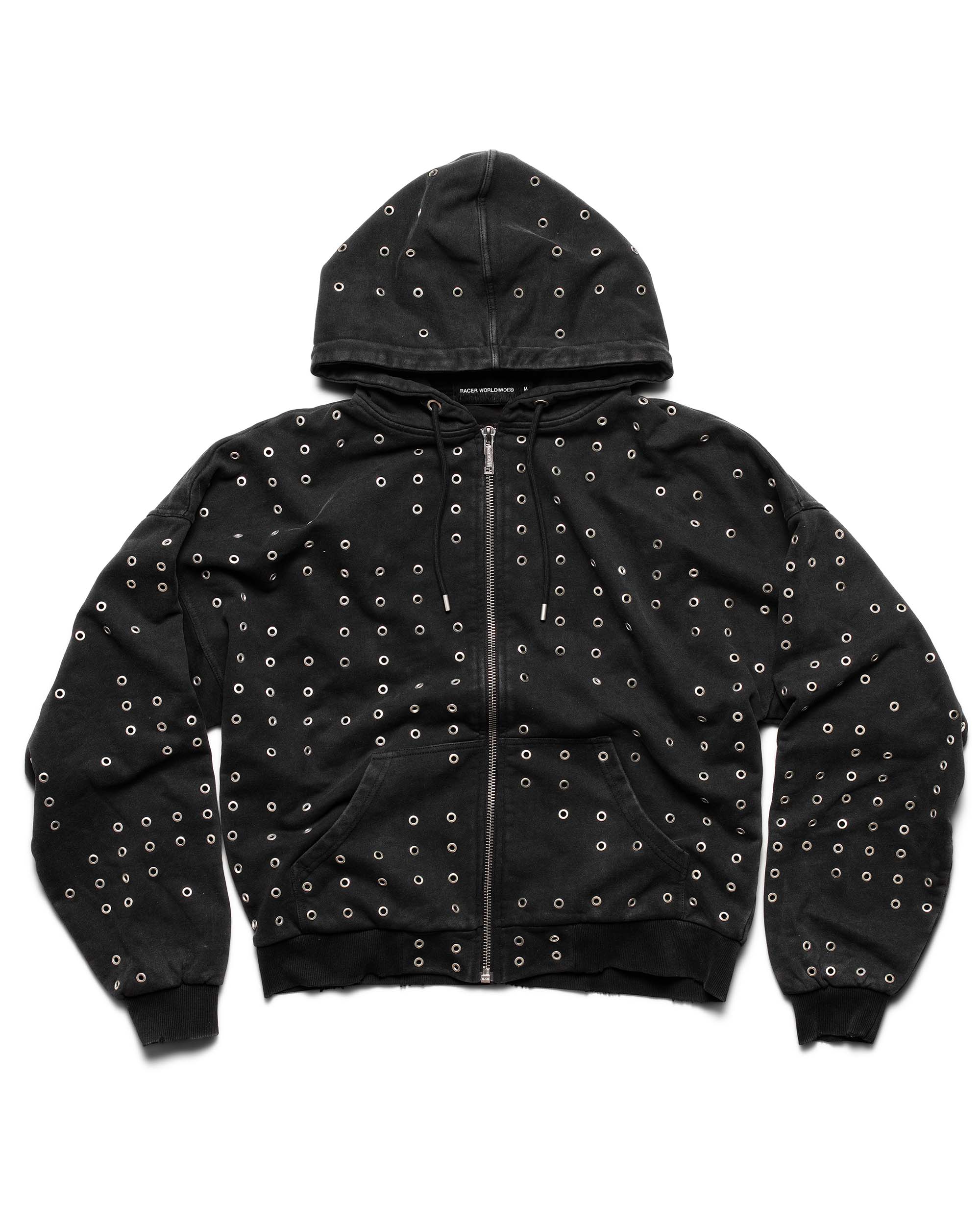 Black Eyelet Hoodie