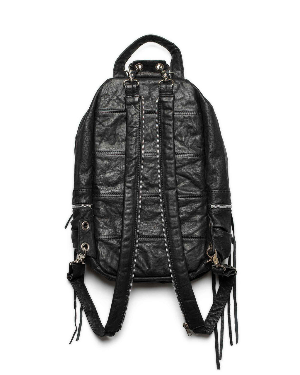 Split Strap Leather Backpack