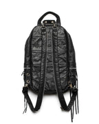Split Strap Leather Backpack