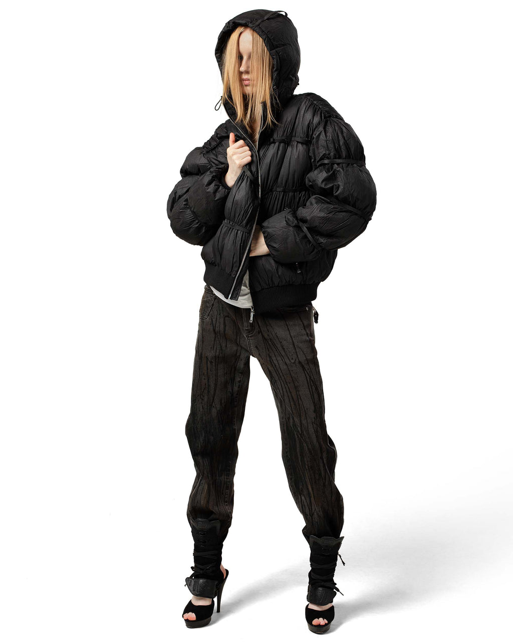 Black Puffer Jacket X