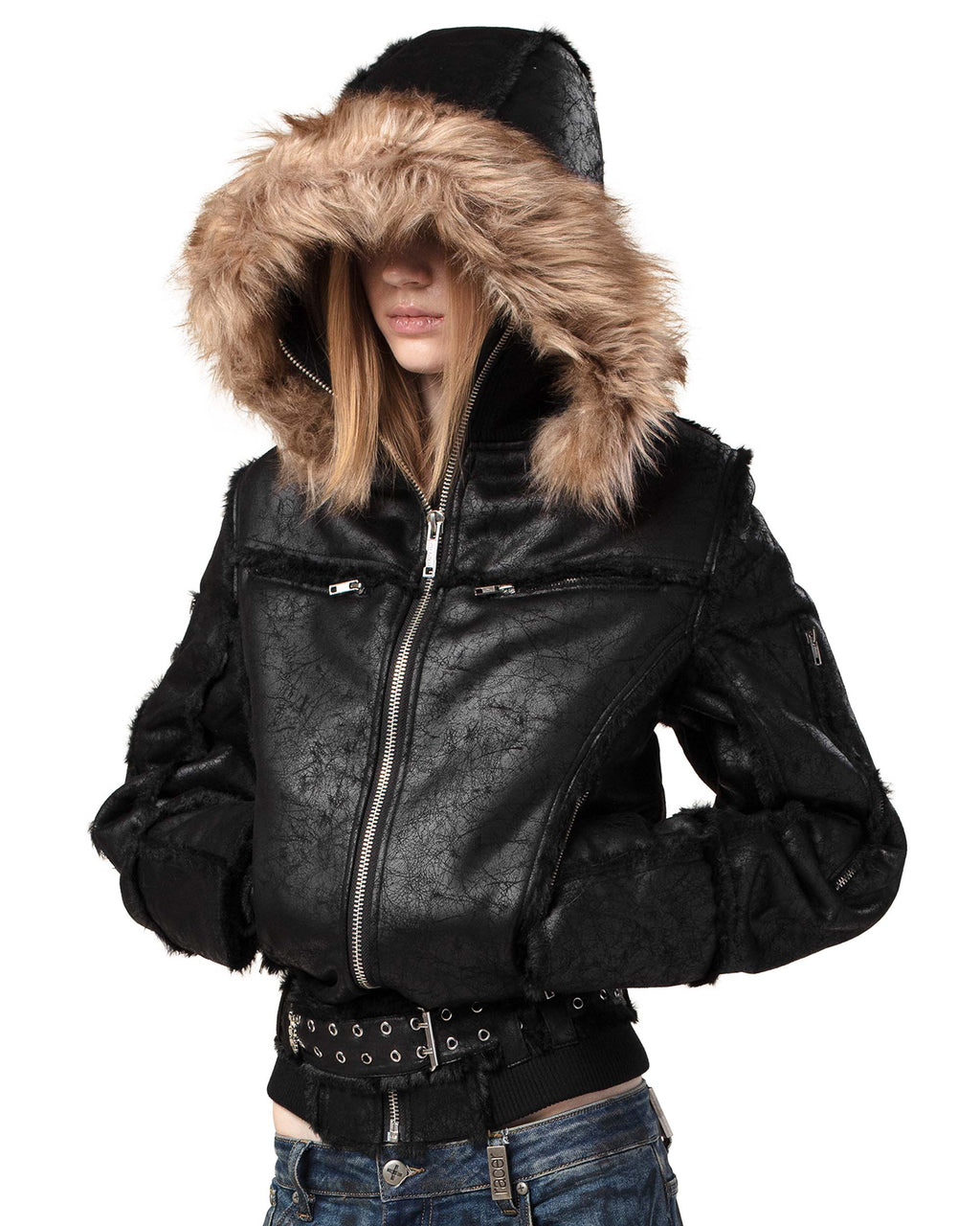 Black Sheepskin Jacket