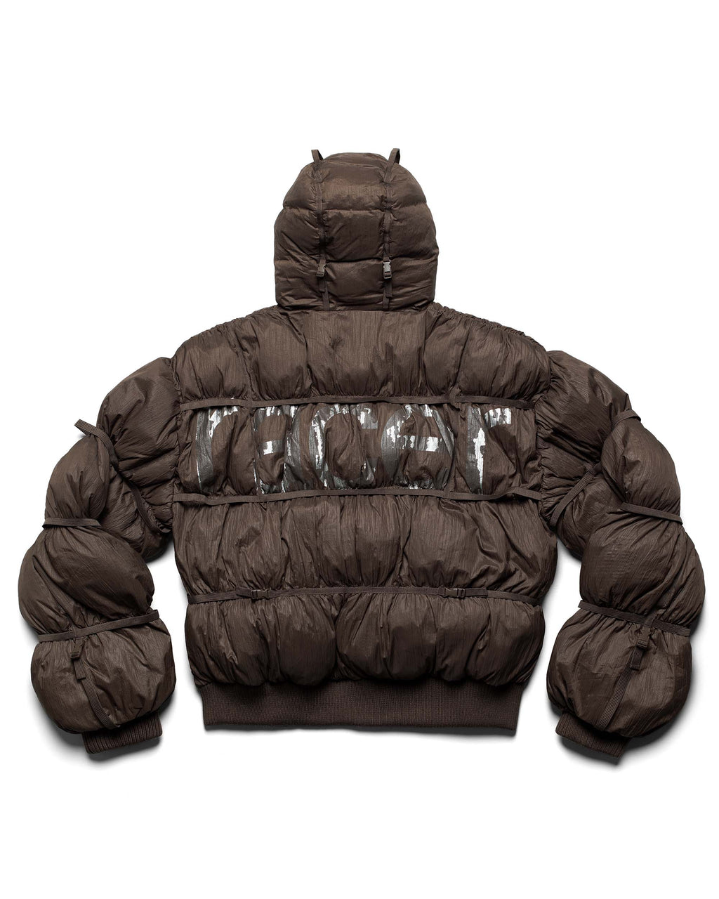 Brown Puffer Jacket X