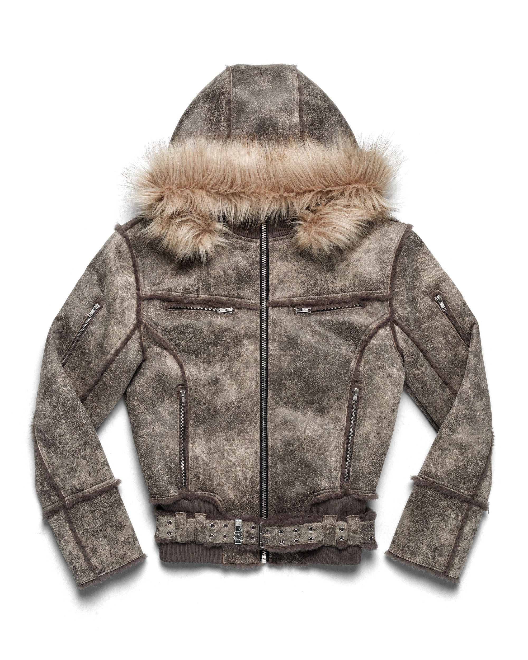 Faded Sheepskin Jacket