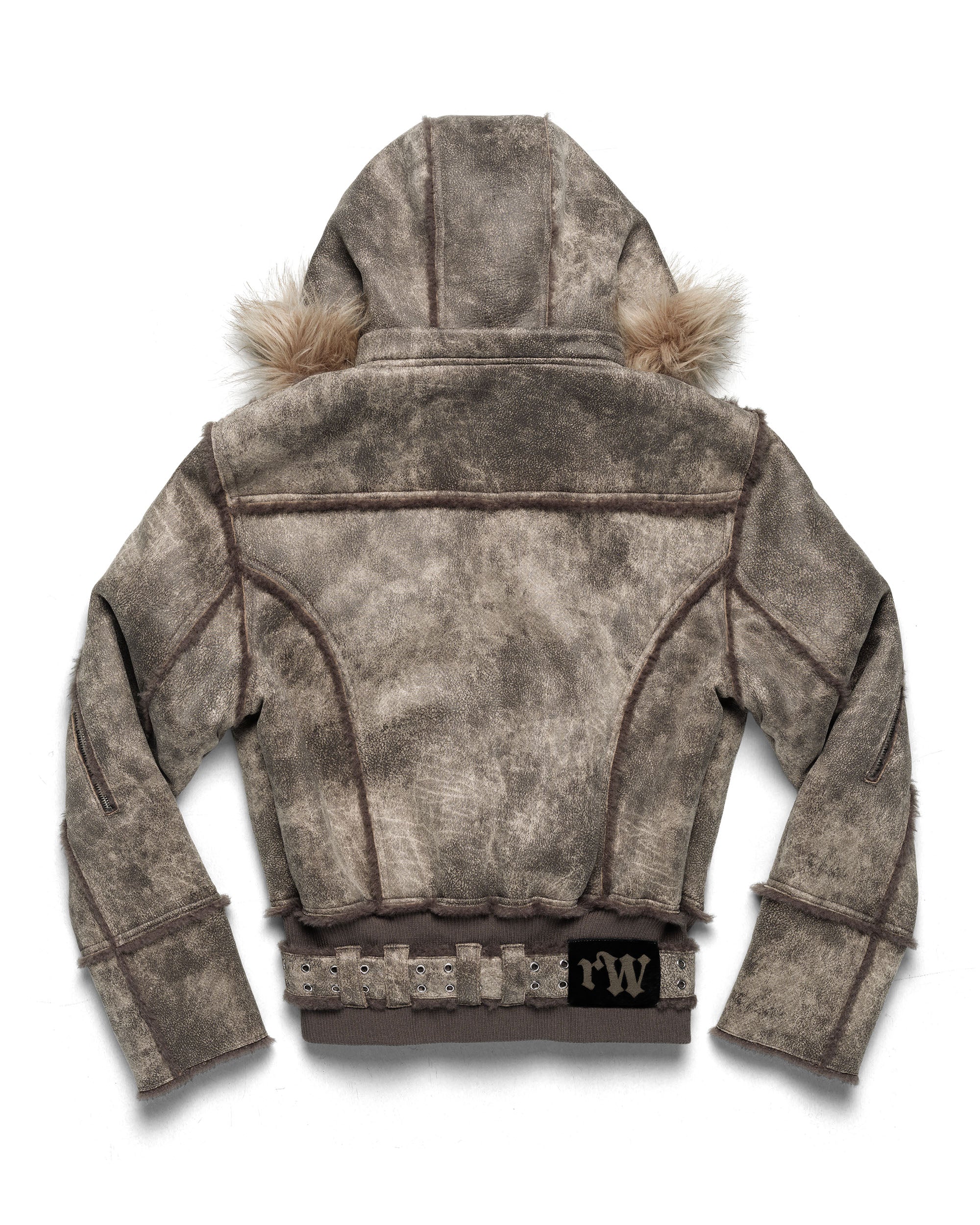Faded Sheepskin Jacket