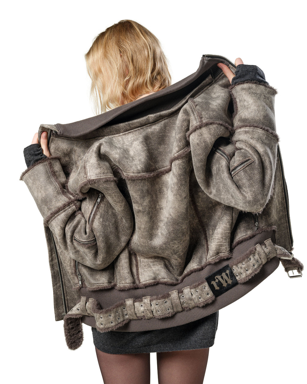 Faded Sheepskin Jacket