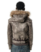 Faded Sheepskin Jacket