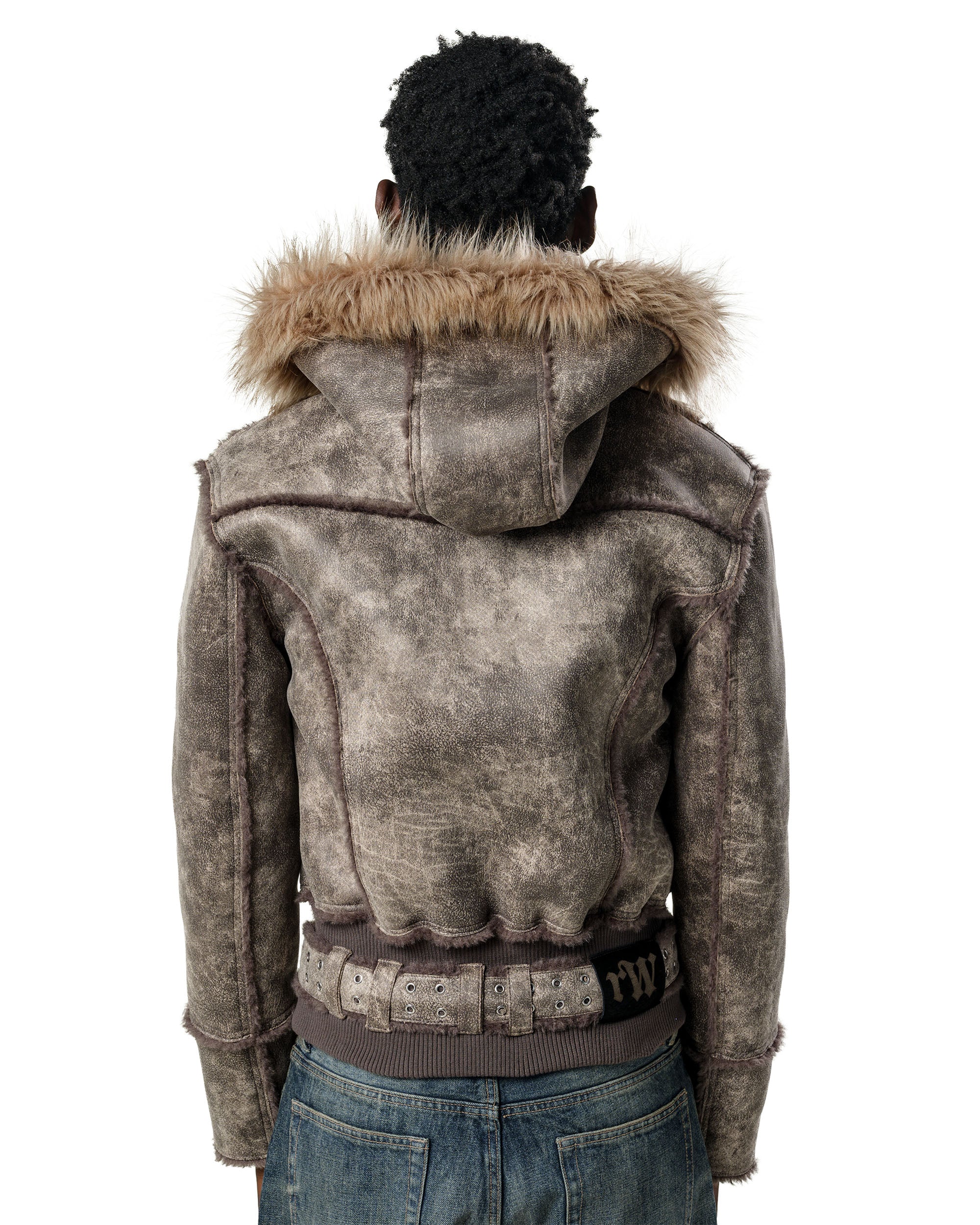Faded Sheepskin Jacket