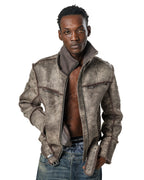 Faded Sheepskin Jacket
