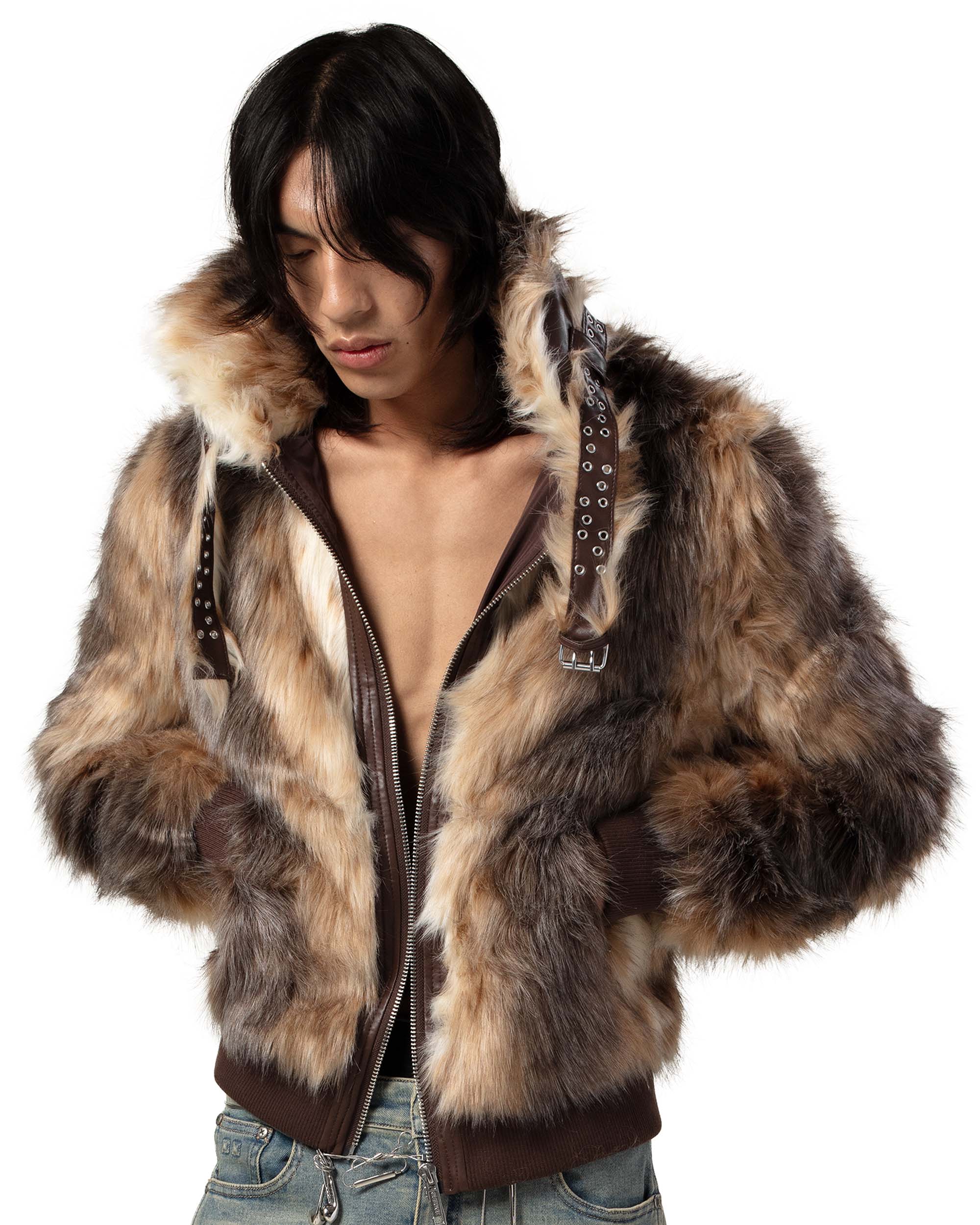 Coyote Fur Bomber