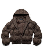 Brown Puffer Jacket X