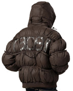 Brown Puffer Jacket X