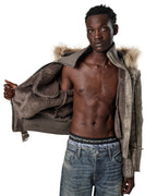 Faded Sheepskin Jacket