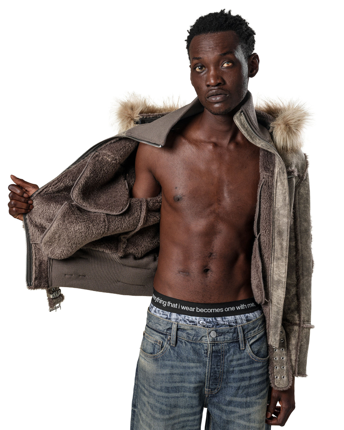 Faded Sheepskin Jacket