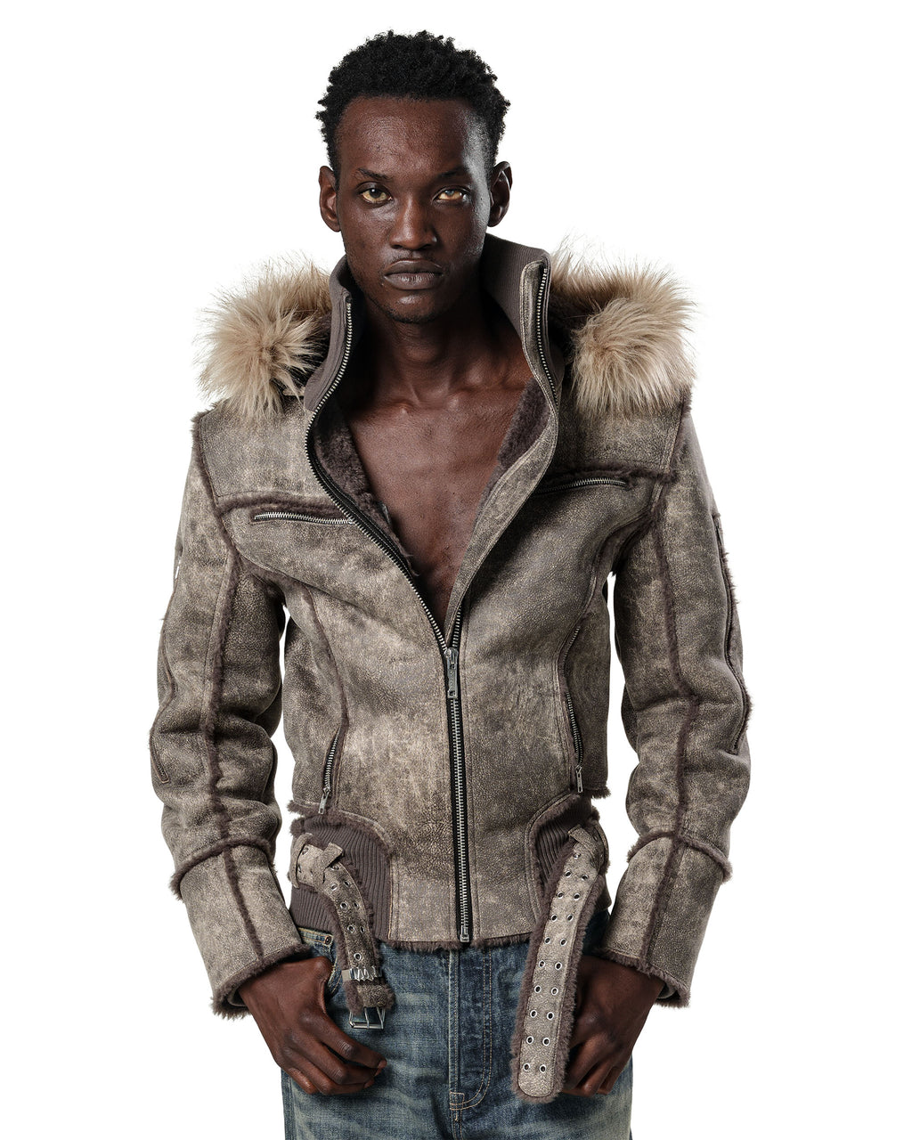 Faded Sheepskin Jacket