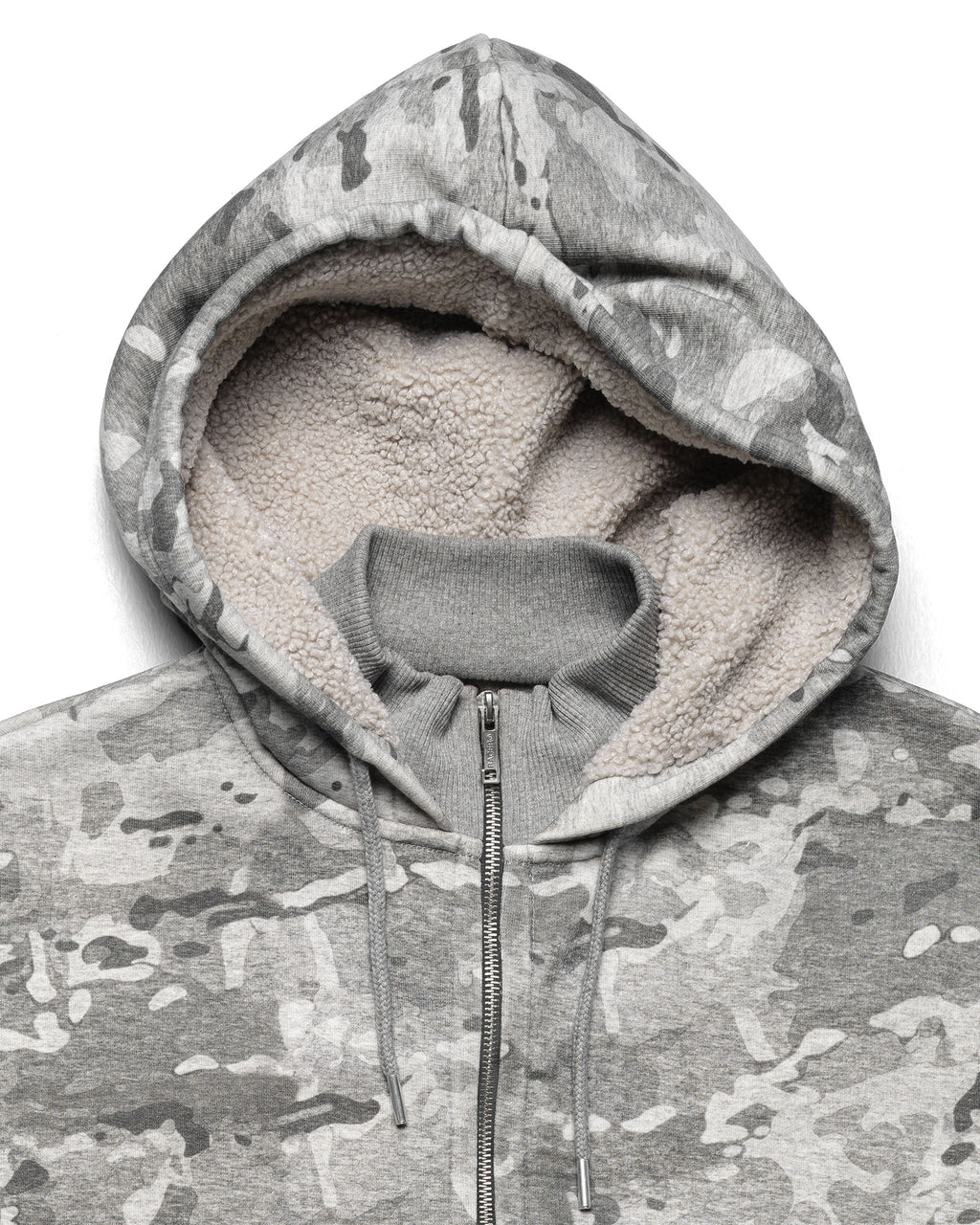Camo Sherpa Hoodie