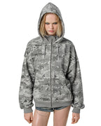 Camo Sherpa Hoodie