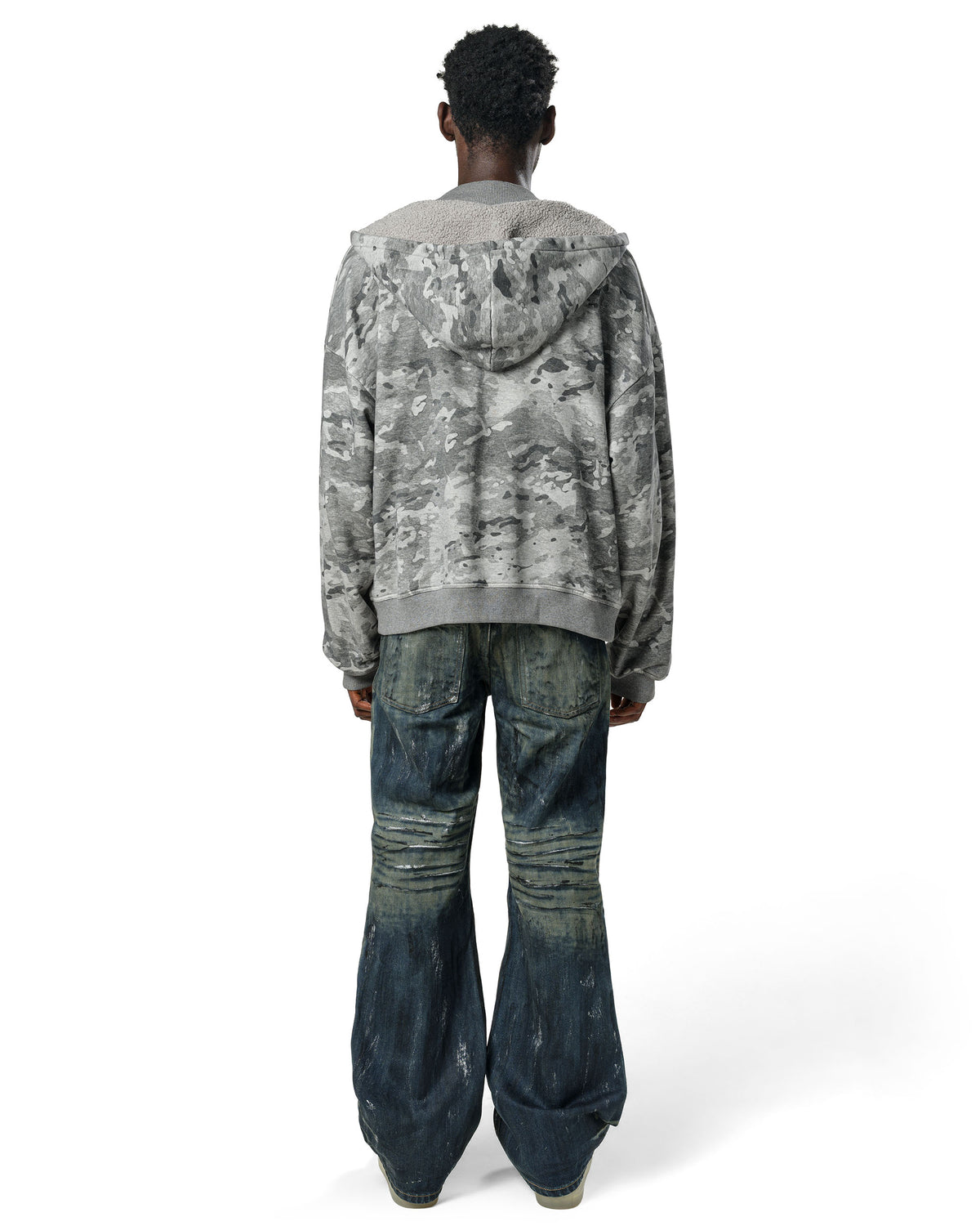 Camo Sherpa Hoodie