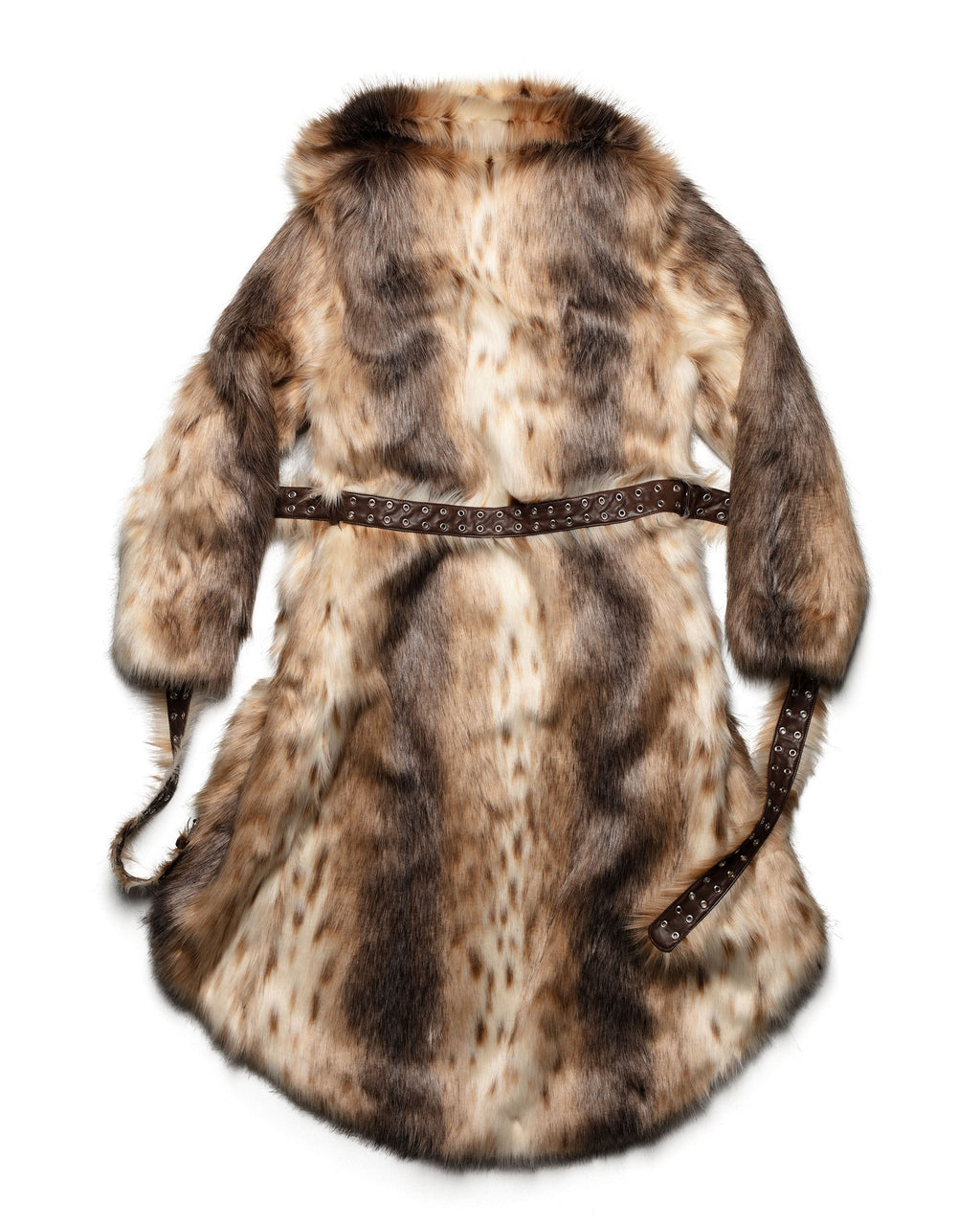 Long Coyote Fur Coat