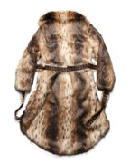 Long Coyote Fur Coat