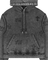 Black Ghost Cross Hoodie