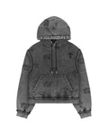 Black Ghost Cross Hoodie