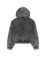 Black Ghost Cross Hoodie