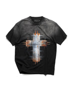 Black Rust Cross T-Shirt