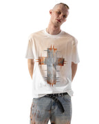 White Rust Cross T-Shirt