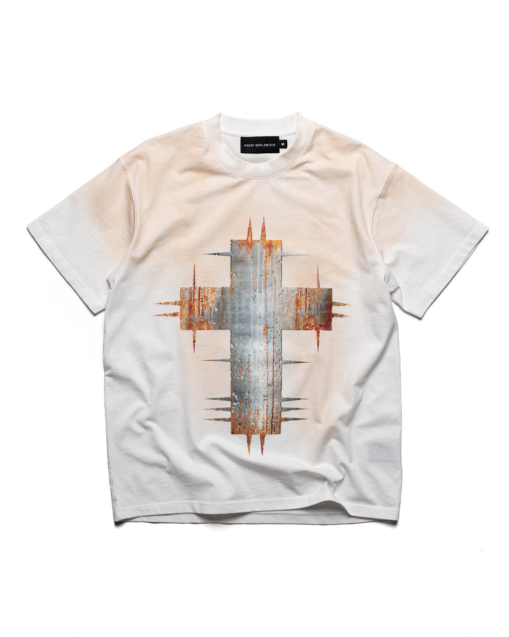 White Rust Cross T-Shirt