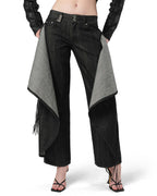 Layered Skirt Denim