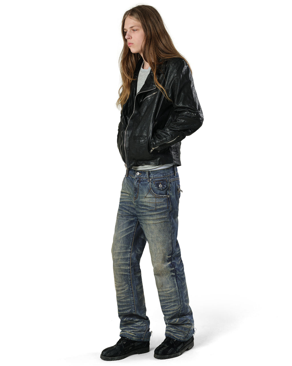 Dark Stacked Denim