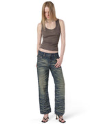 Dark Stacked Denim