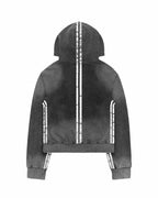 Faded Silver Track Hoodie