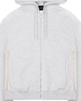 Grey Zip Track Hoodie