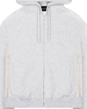 Grey Zip Track Hoodie