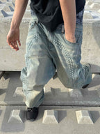 Pyramid Embossed Denim