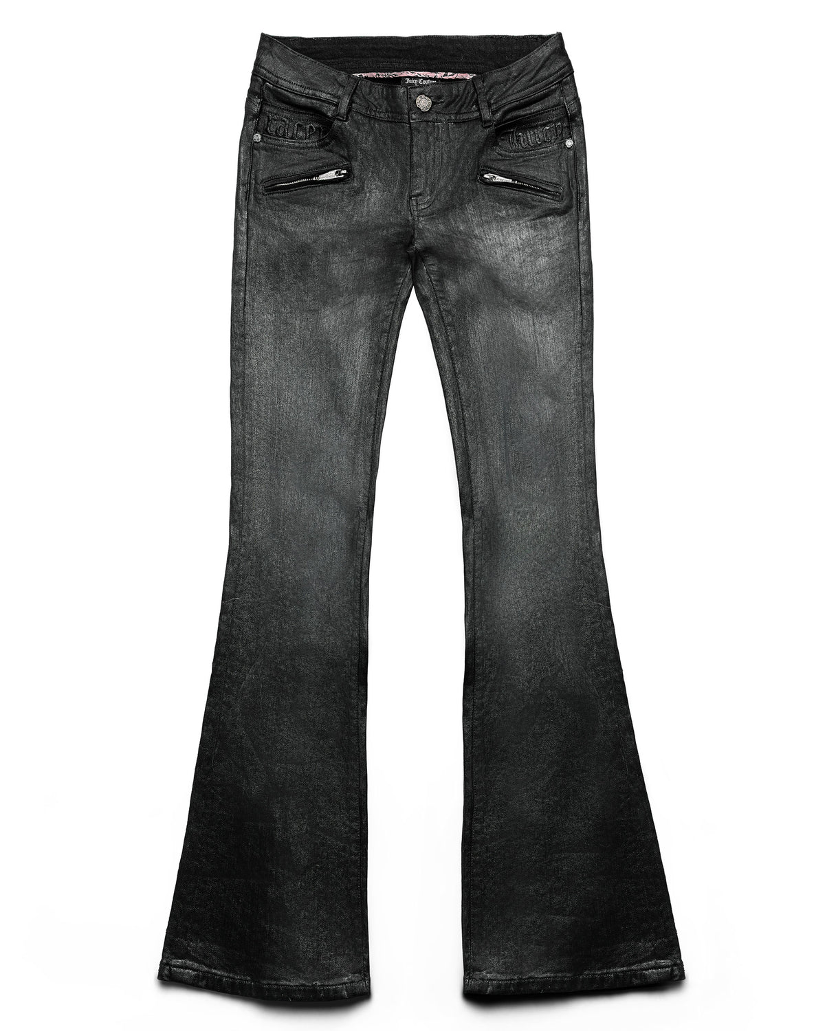 Juicy x Racer Waxed Flared Denim