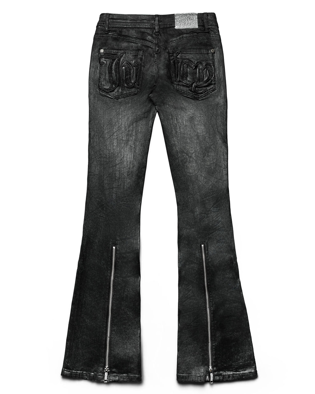 Juicy x Racer Waxed Flared Denim