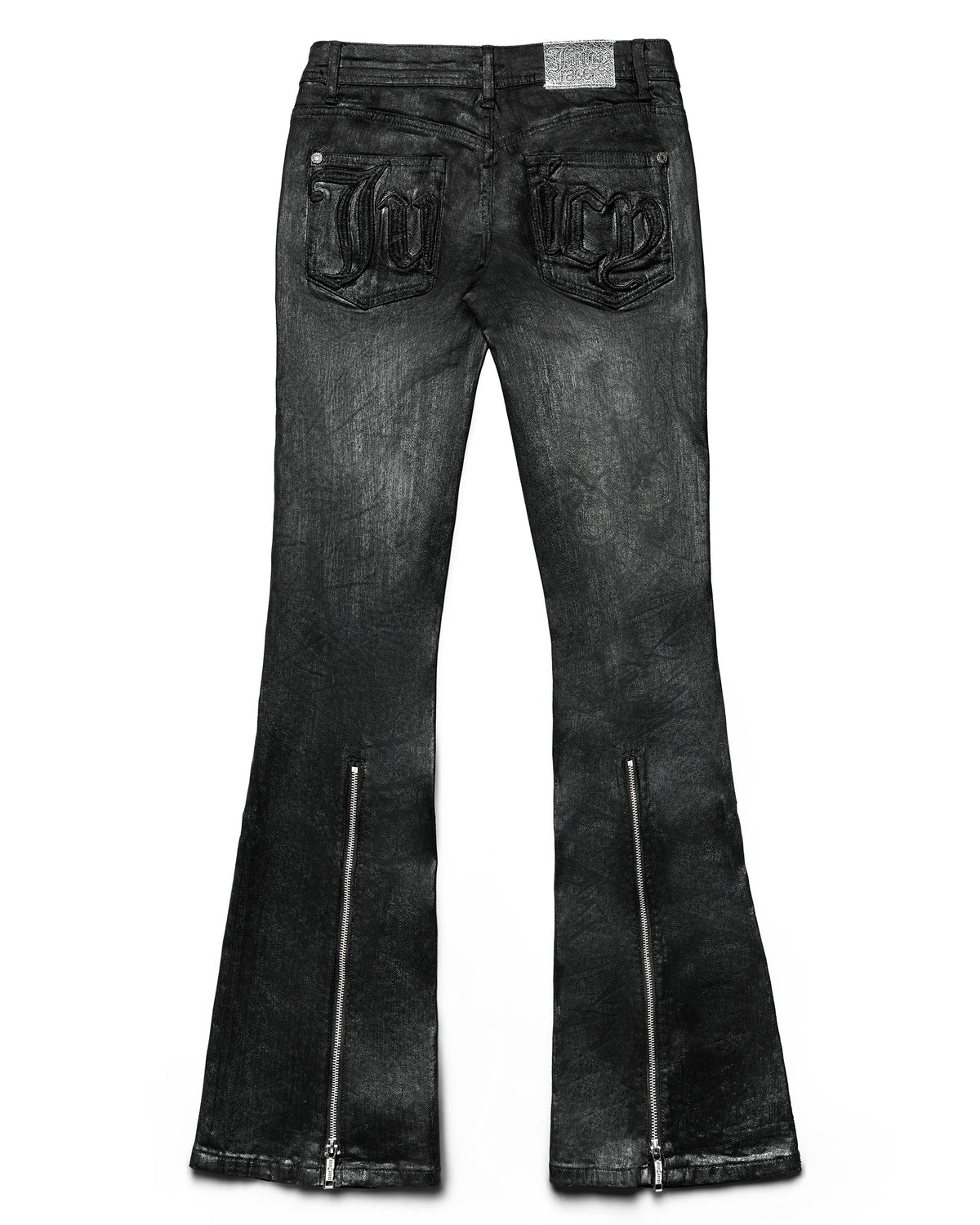 Juicy x Racer Waxed Flared Denim