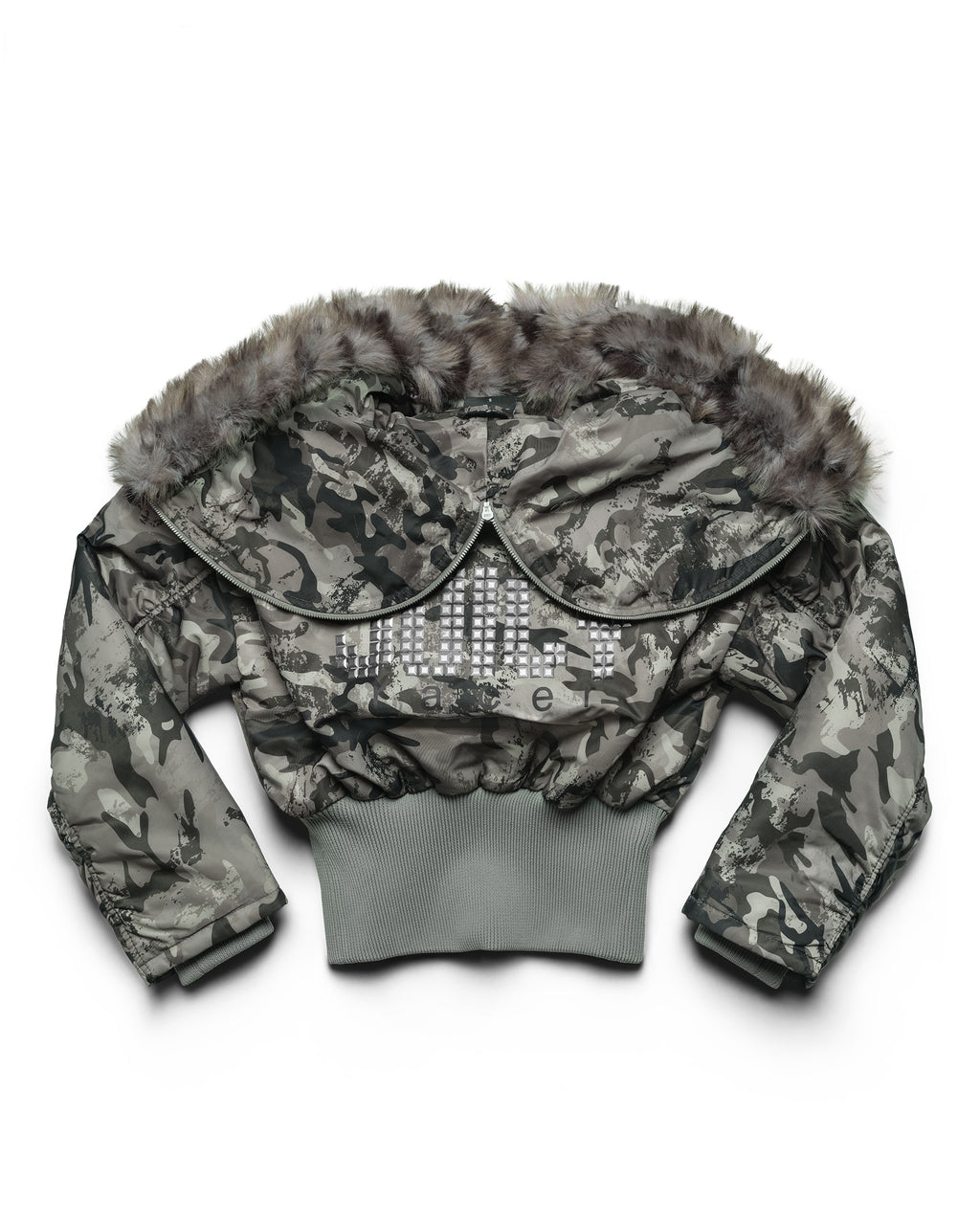 Juicy x Racer Camo Fitted Bomber